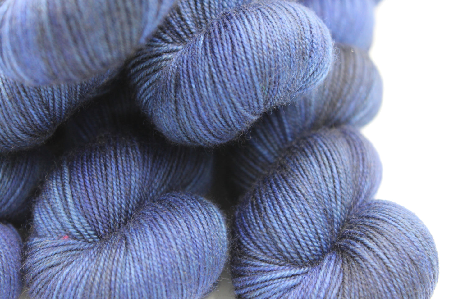 Midnight Blue Sock Skein 70% Superwash Merino 20% Yak 10% Nylon 100g