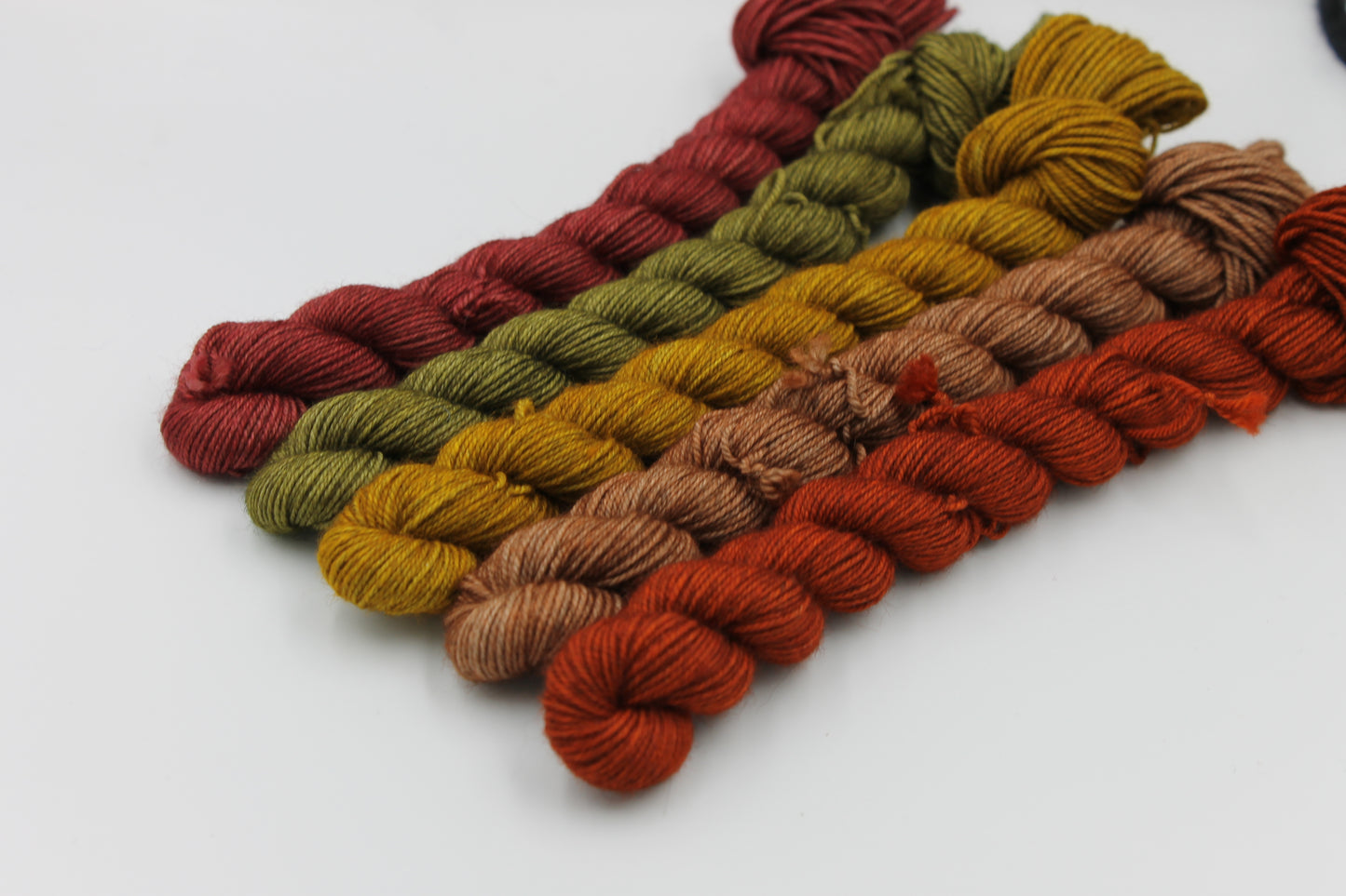 Harvest Hues Mini Skein Set Sock 70% Superwash Merino 20% Yak 10% Nylon 5 x 20g