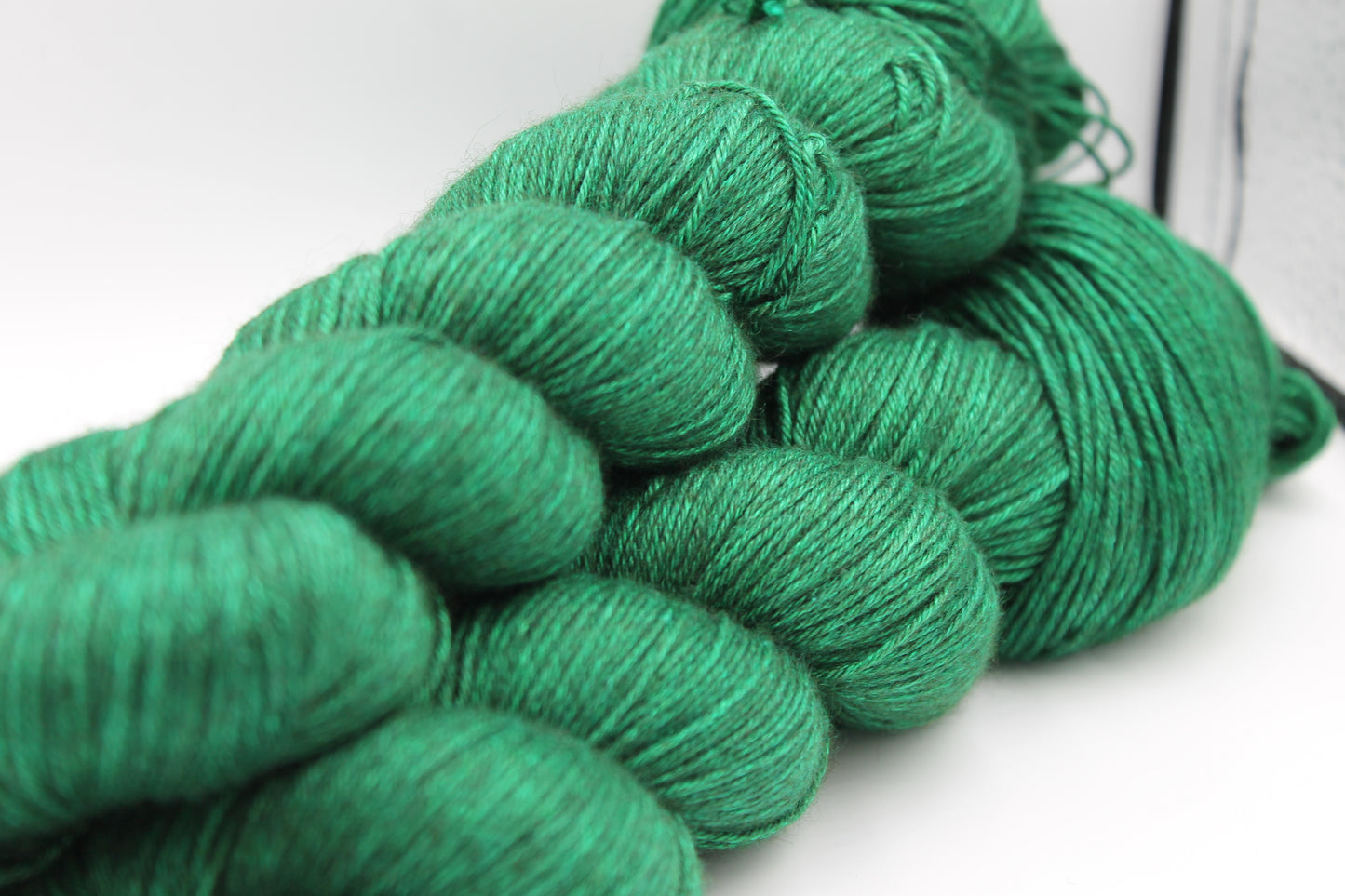 Emerald Veil Sock Skein 50% Yak 50% Silk 100g