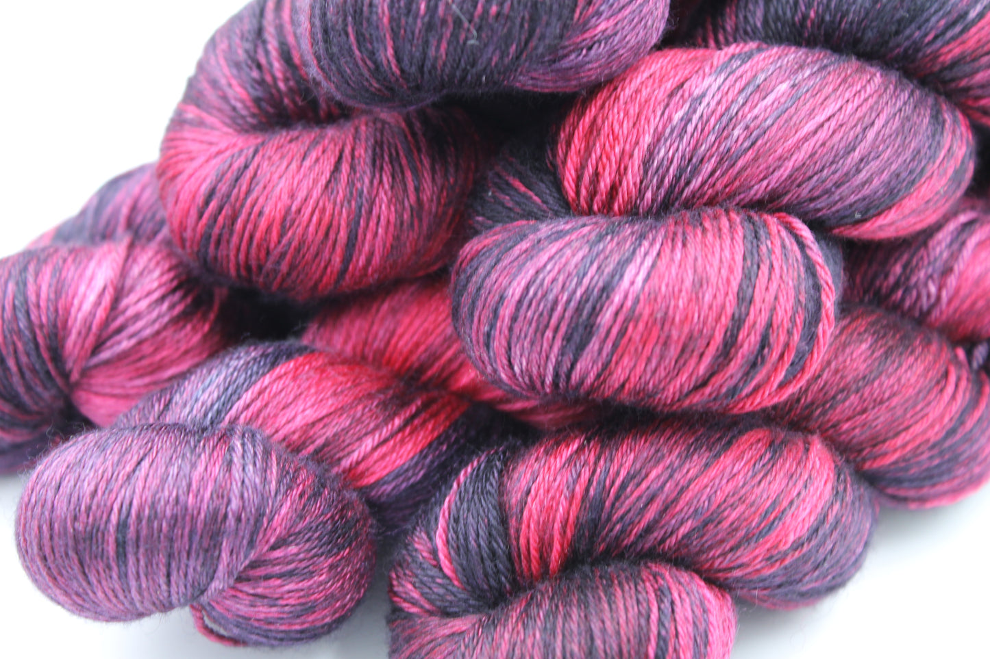 Victorian Gothic Sock Yarn Skein - 50% Superwash Merino Wool, 50% Silk, 100g Skeins