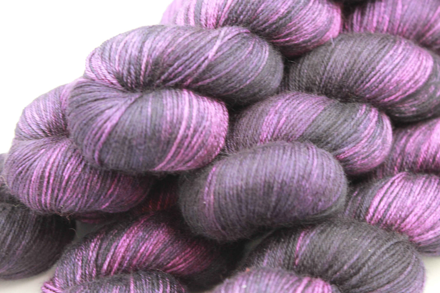 Victorian Plum Yak Silk Sock Yarn 50% Yak 50% Silk 100g