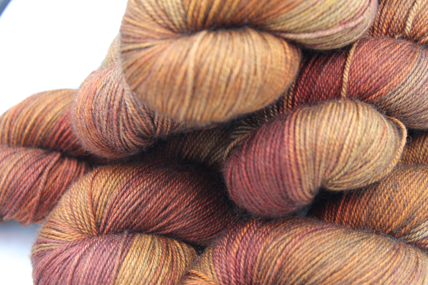 Chippendale Sock Skein Hand Dyed Merino Silk Yarn - 60% SuperWash Merino, 20% Silk, 20% Yak