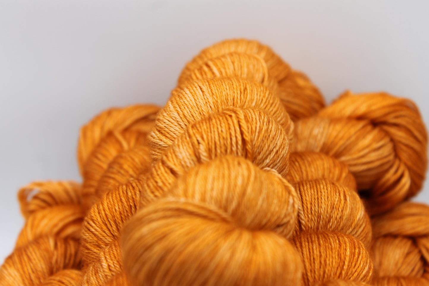 Pumpkin Sock skein 50% Superwash Merino Wool 50 Silk 100g Skeins