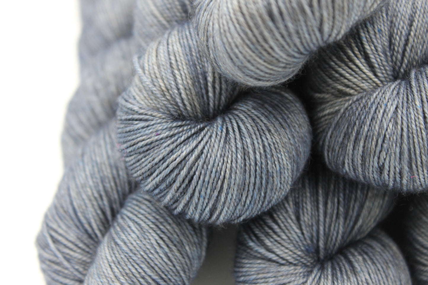 Steel, Sock Skein 70% Superwash Merino 20 Yak 10 Nylon 100g