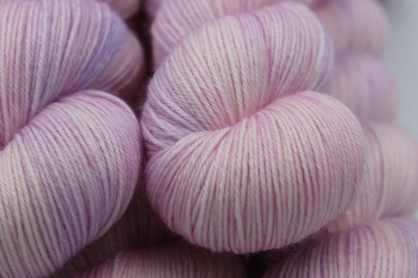 Pink Bear. Sock skein 75% SuperWash Merino and 25 Nylon Hand Dyed Yarn 100g