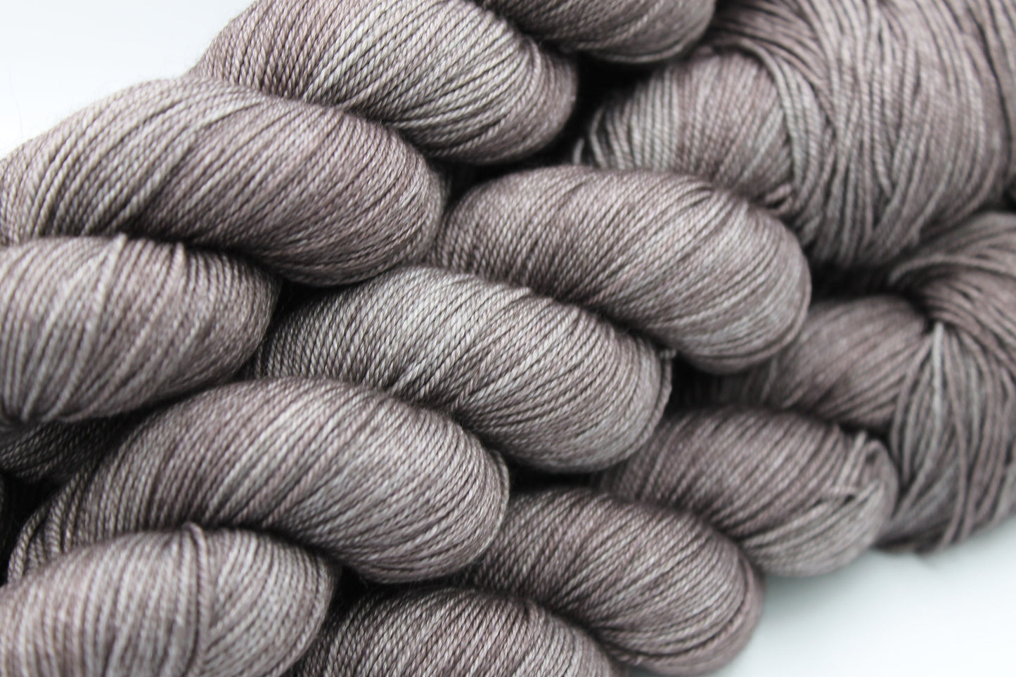 Loam Sock Skein 60% SuperWash Merino 20 silk and 20 Yak Hand Dyed Yarn