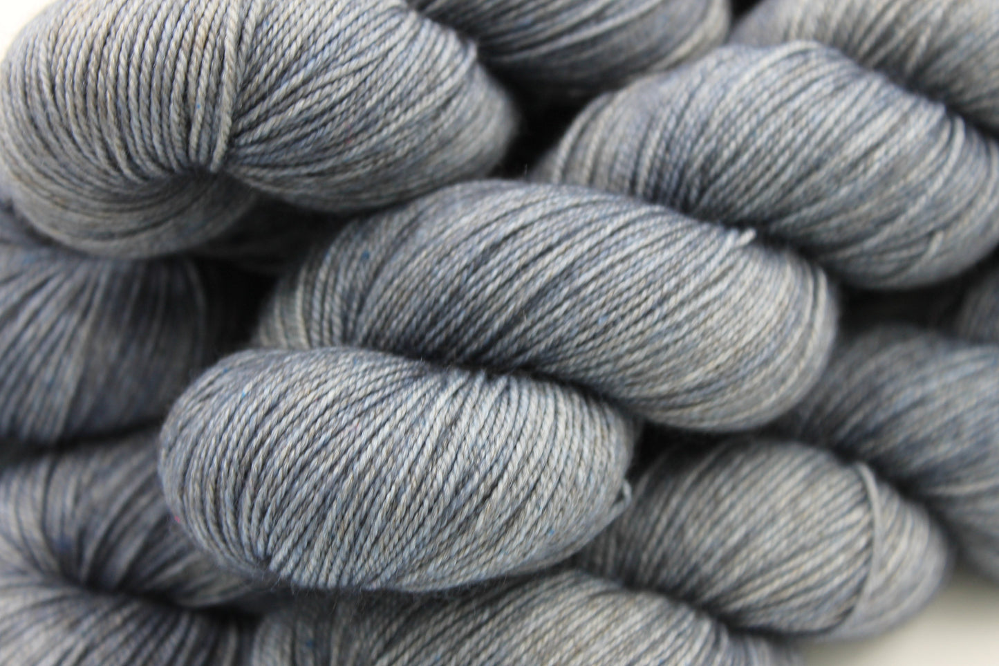 Steel, Sock Skein 70% Superwash Merino 20 Yak 10 Nylon 100g