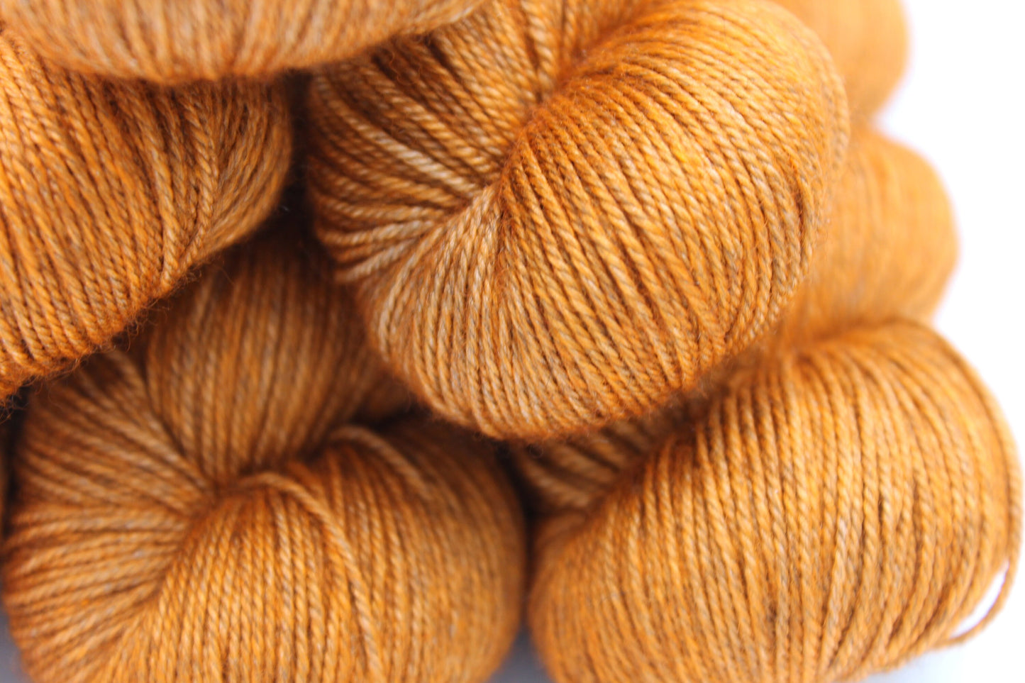Marmalade Sock Skein 60% SuperWash Merino 20 silk and 20 Yak Hand Dyed Yarn