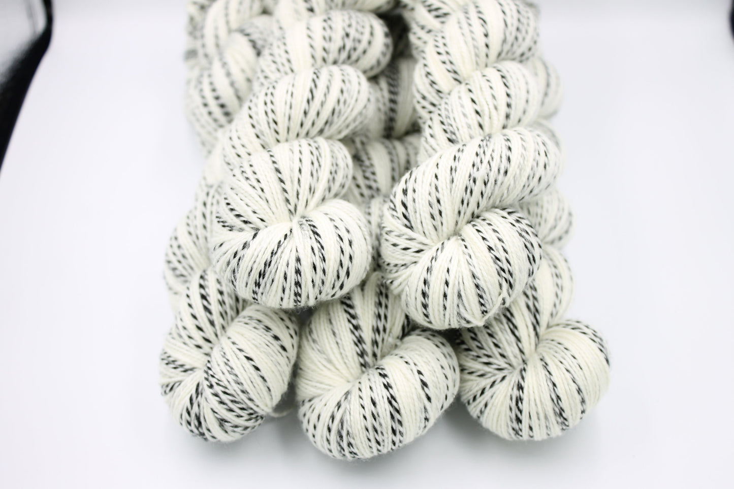Nudy Zebra Sock Skein 80% SuperWash Merino and 20 Nylon Hand Dyed Zebra Yarn 100g