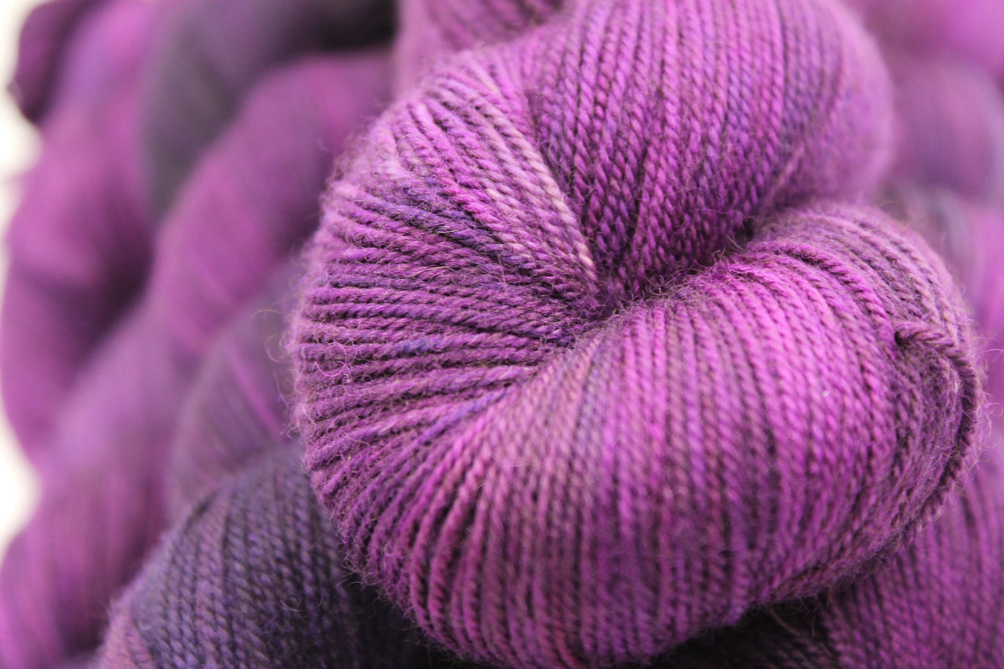 Amethyst, Sock Skein 70% Superwash Merino 20 Yak 10 Nylon 100g