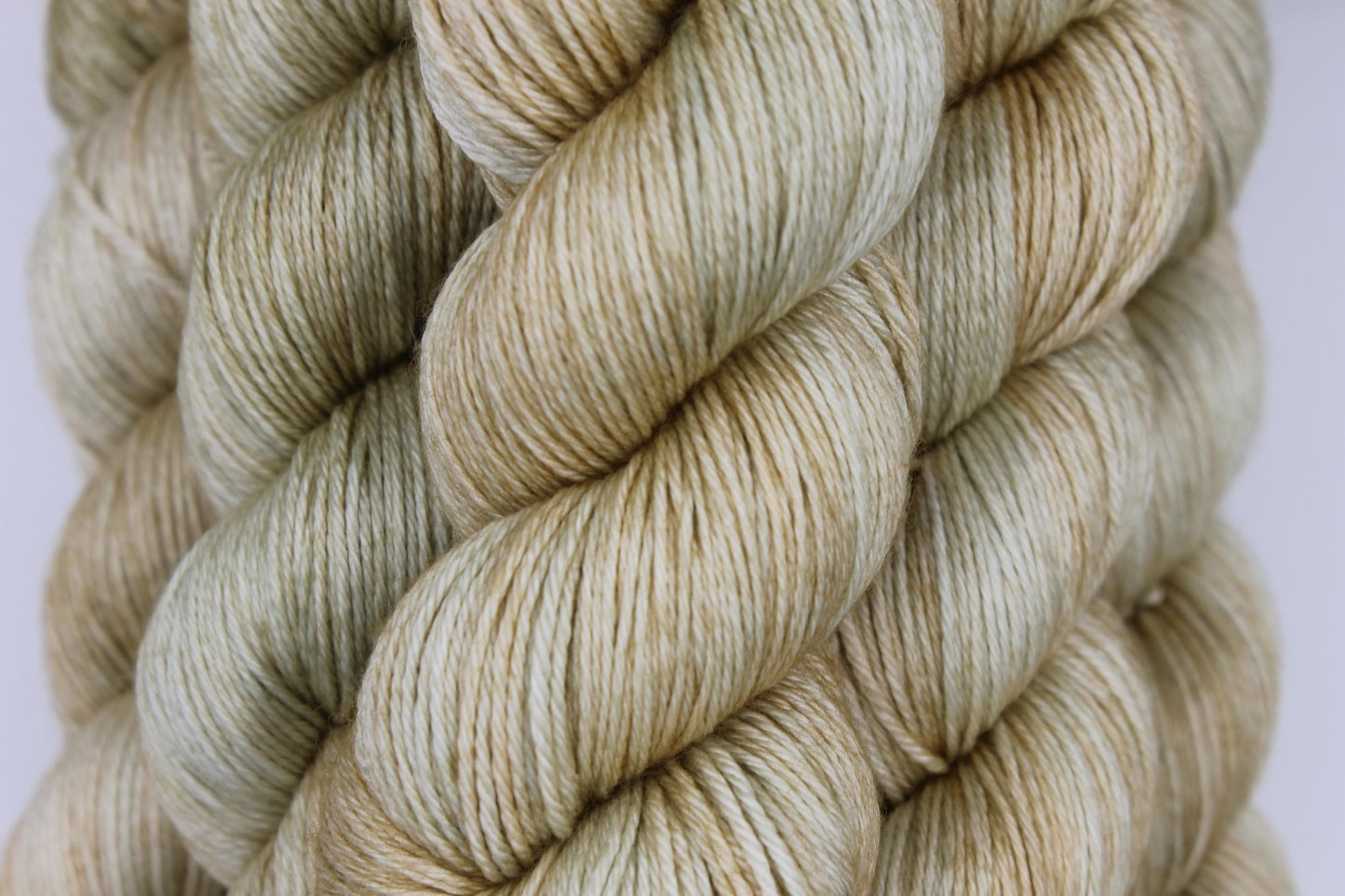 Old Gold Sock skein 50% Superwash Merino Wool 50% Silk 100g Skeins