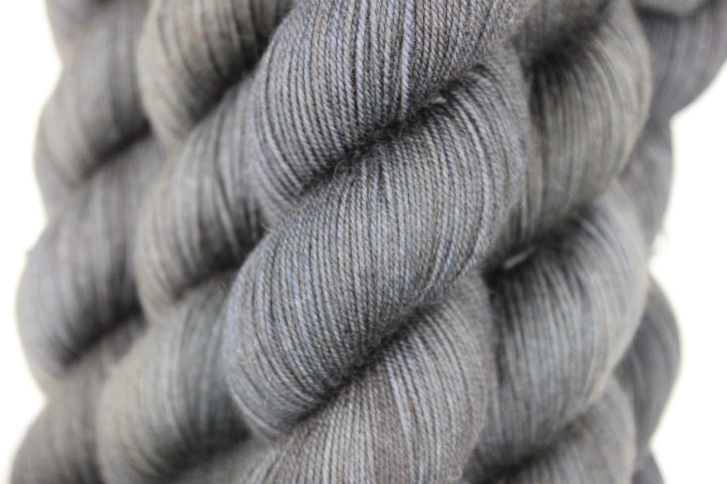 Raven, Sock Skein 70% Superwash Merino 20 Yak 10 Nylon 100g