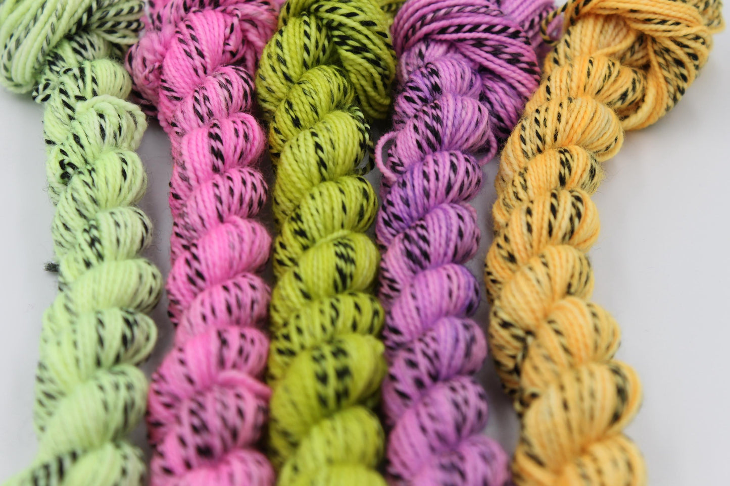 Pastel Zebra Sock Skein 80% SuperWash Merino and 20 Nylon Hand Dyed Zebra Yarn 5 x 20g