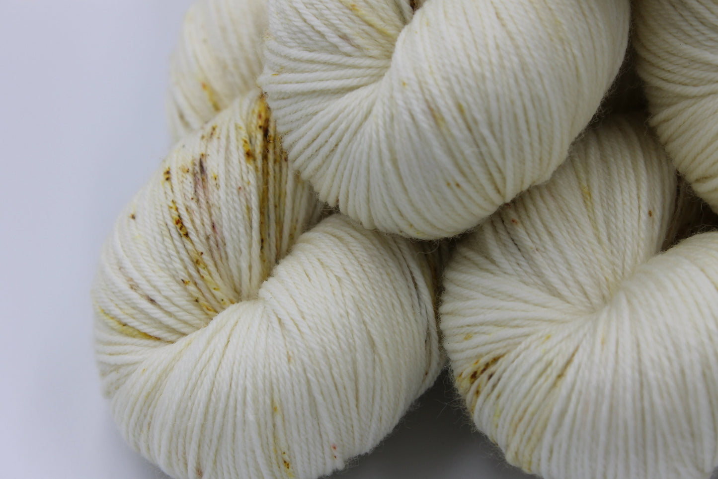 Sugarcane Light Speckle Sock Skein 75% SuperWash Merino and 25 Nylon Hand Dyed Yarn 100g