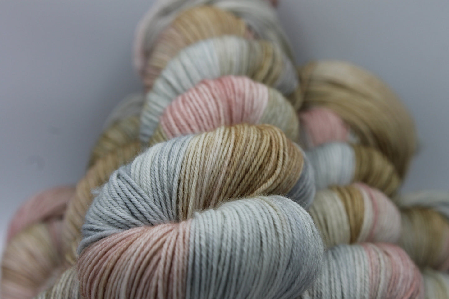 Rhosyn. Sock Skein 75% SuperWash Merino and 25 Nylon Hand Dyed Yarn 100g