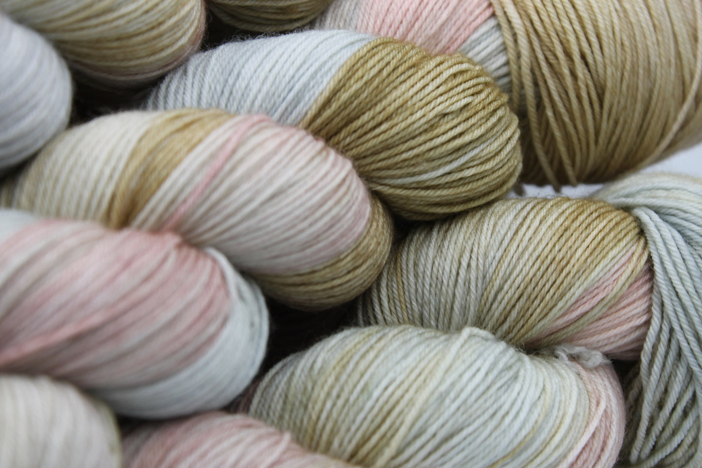 Rhosyn. Sock Skein 75% SuperWash Merino and 25 Nylon Hand Dyed Yarn 100g