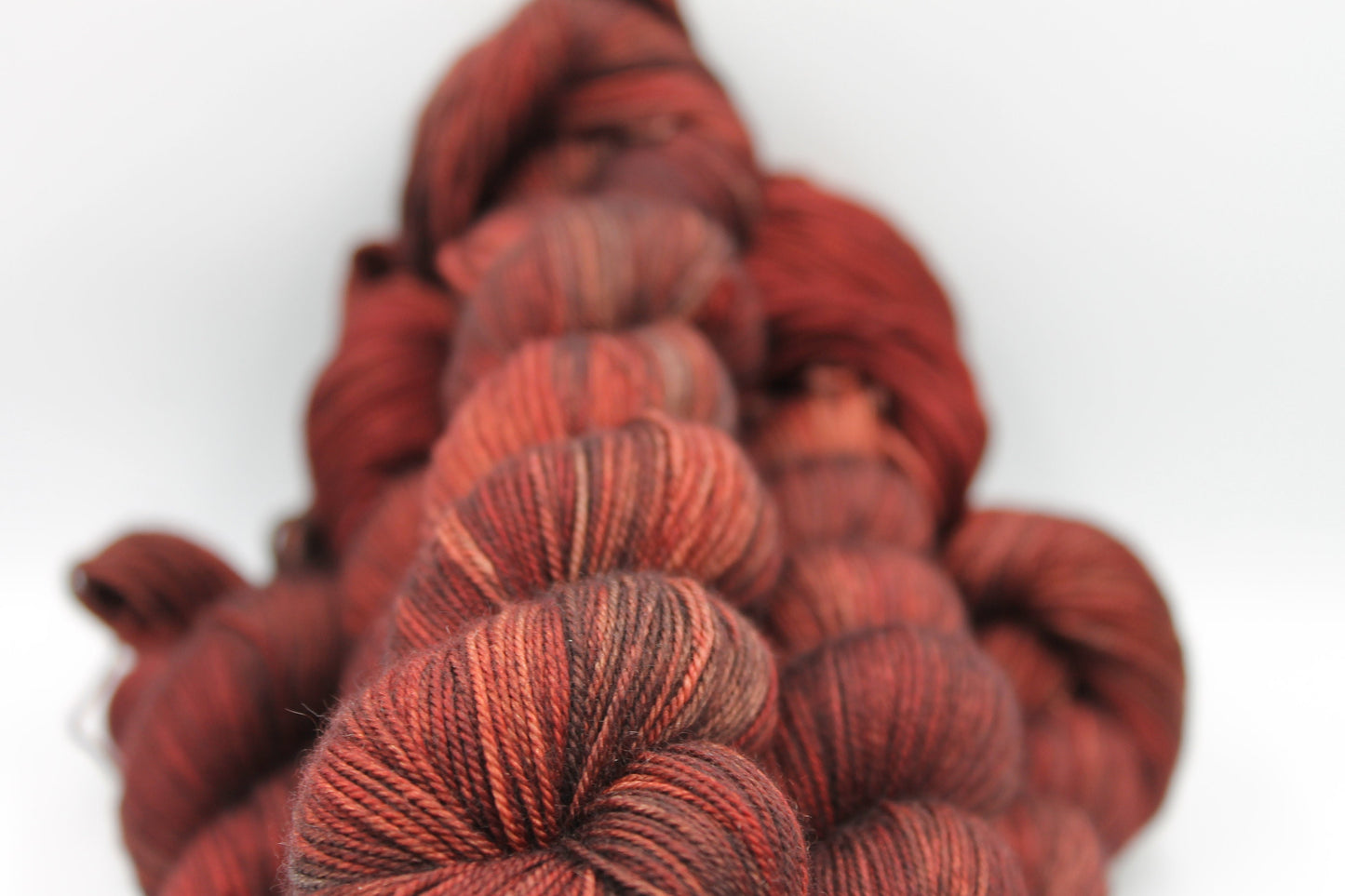 Victorian Gothic Sock Skein 60% SuperWash Merino 20 silk and 20 Yak Hand Dyed Yarn