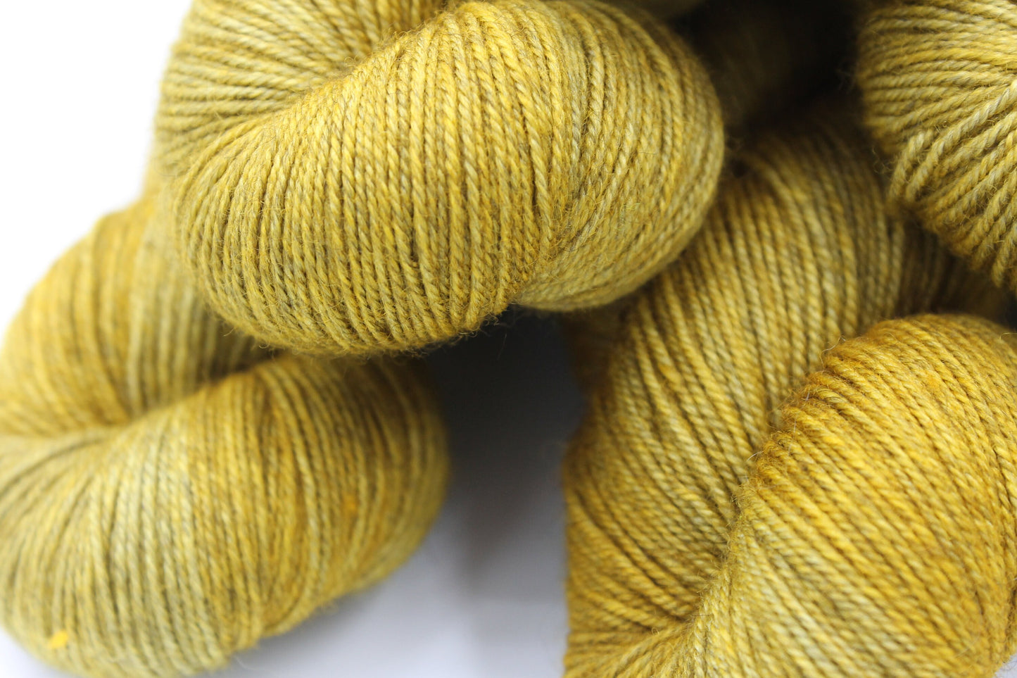 Mustard Sock Skein 70% Superwash Merino 20 Yak 10 Nylon 100g