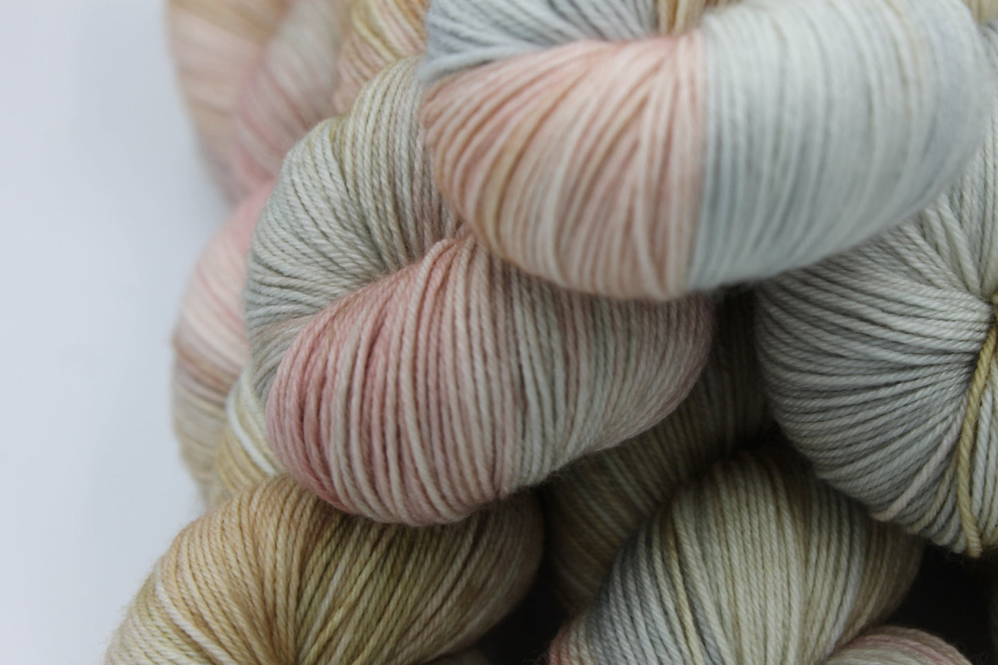 Rhosyn. Sock Skein 75% SuperWash Merino and 25 Nylon Hand Dyed Yarn 100g