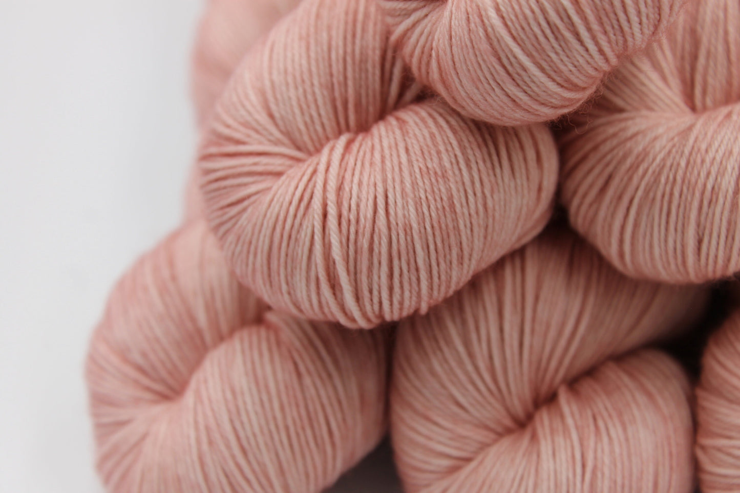 Old Rose Sock Skein 75% SuperWash Merino and 25 Nylon Hand Dyed Yarn 100g