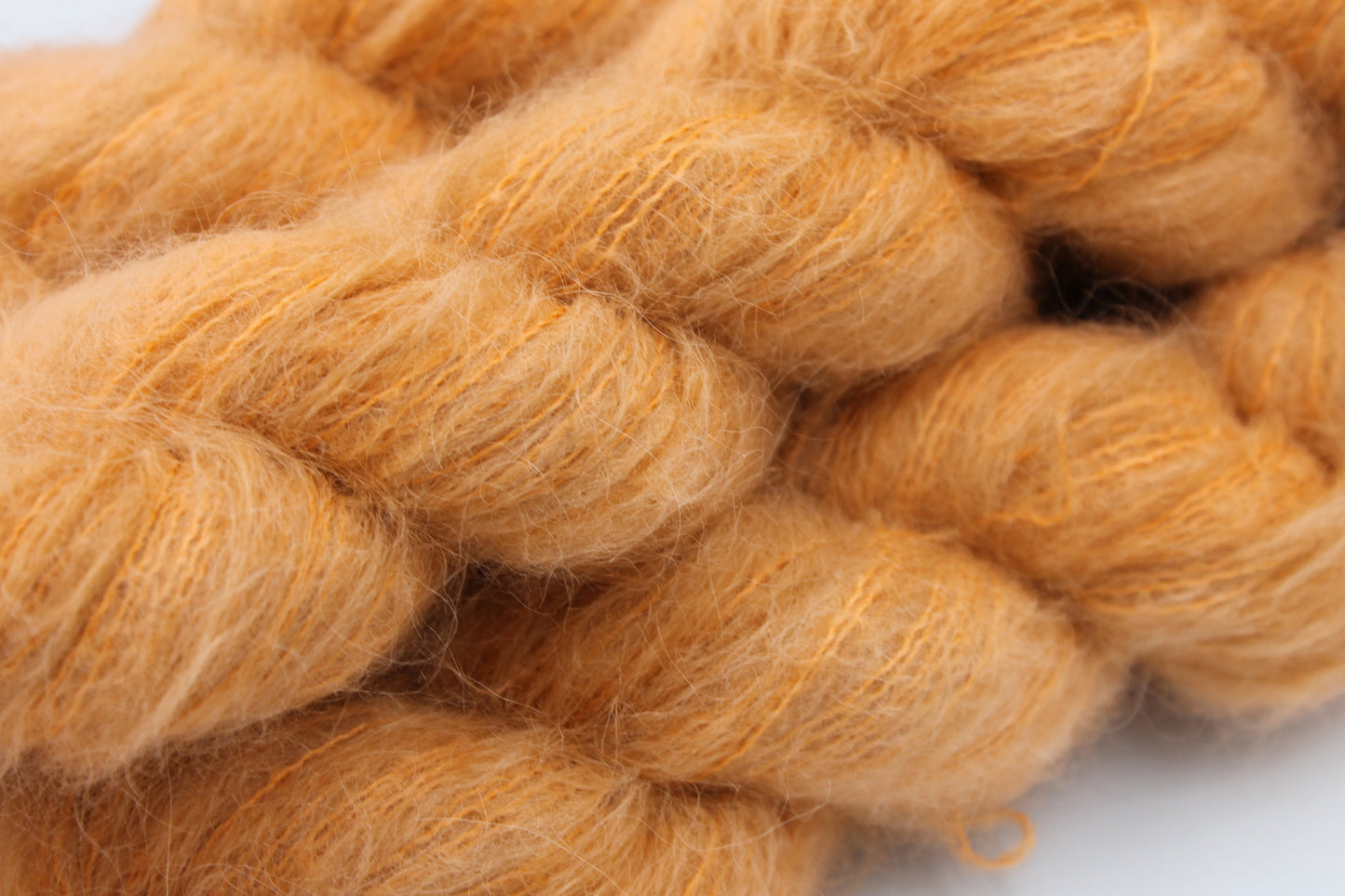 Pumpkin Lace 50g skein 74% Baby Suri Alpaca 26 Silk