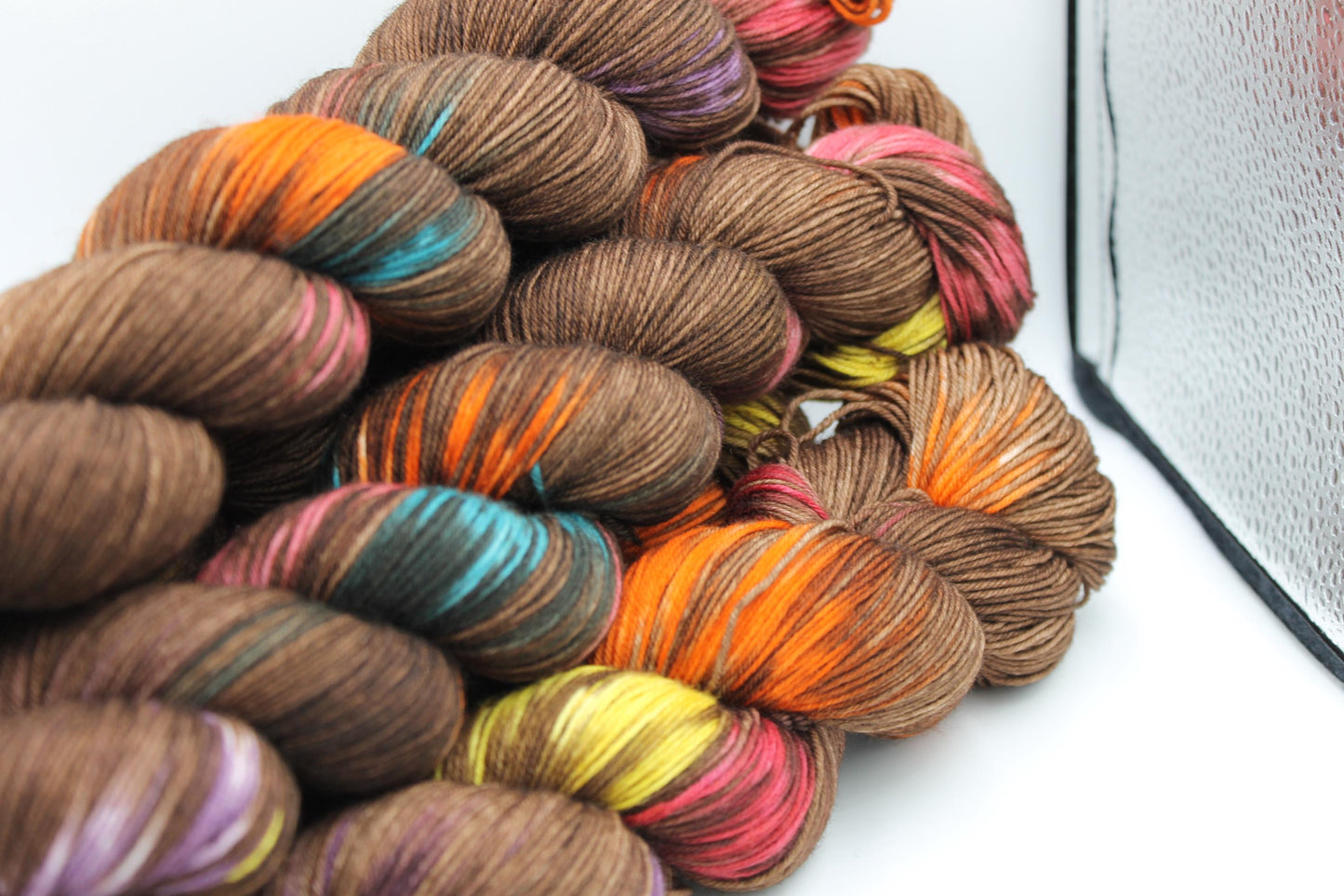 Smarties Sock Skein 75% SuperWash Merino and 25 Nylon Hand Dyed Yarn 100g
