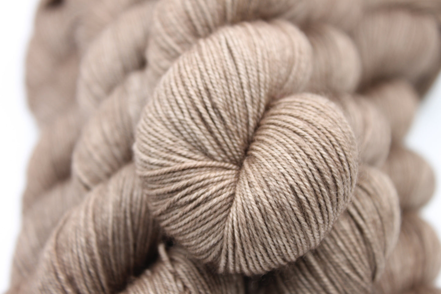 Mocha Sock Skein 70% Superwash Merino 20% Yak 10% Nylon 100g
