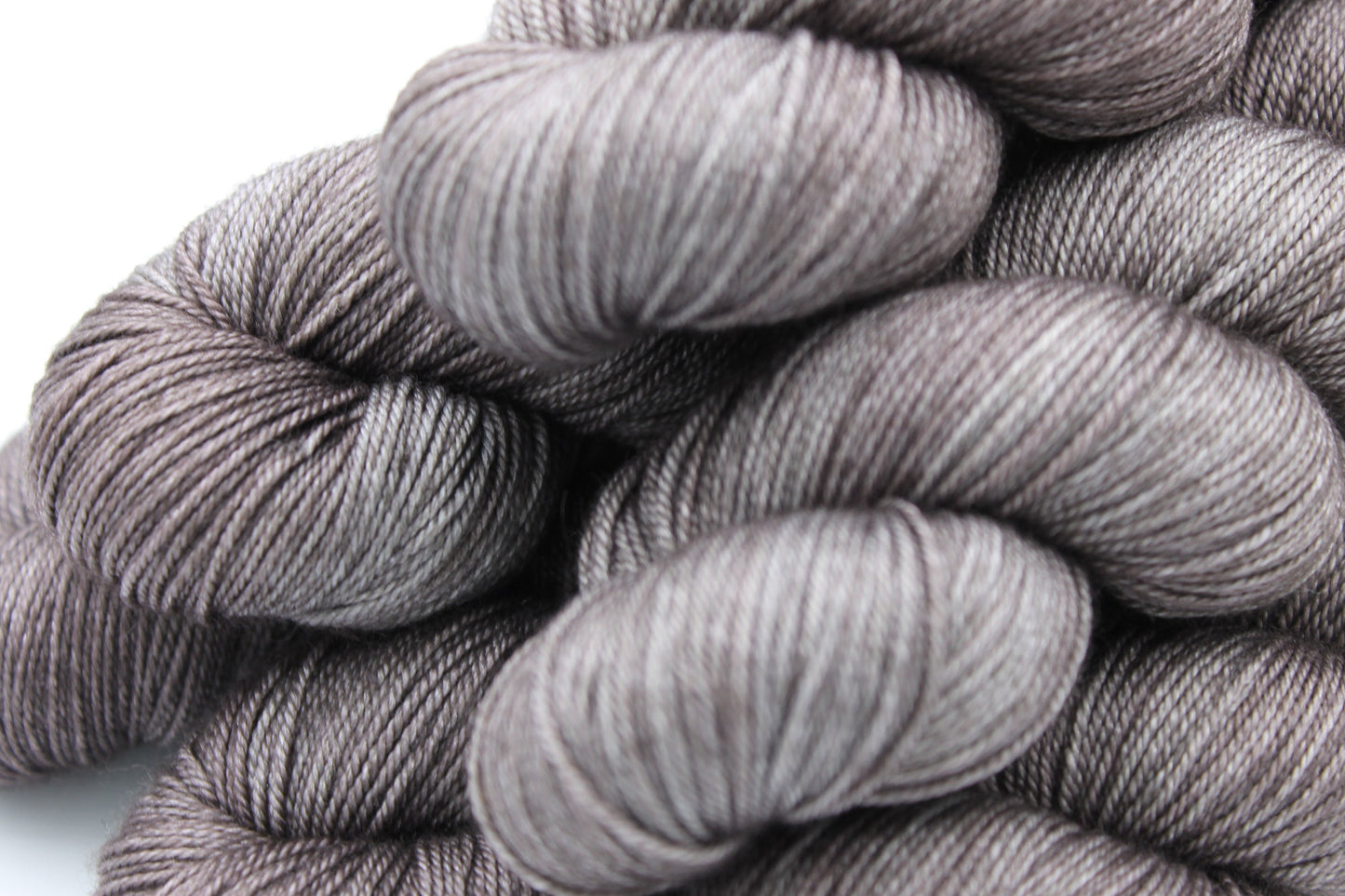 Loam Sock Skein 60% SuperWash Merino 20 silk and 20 Yak Hand Dyed Yarn