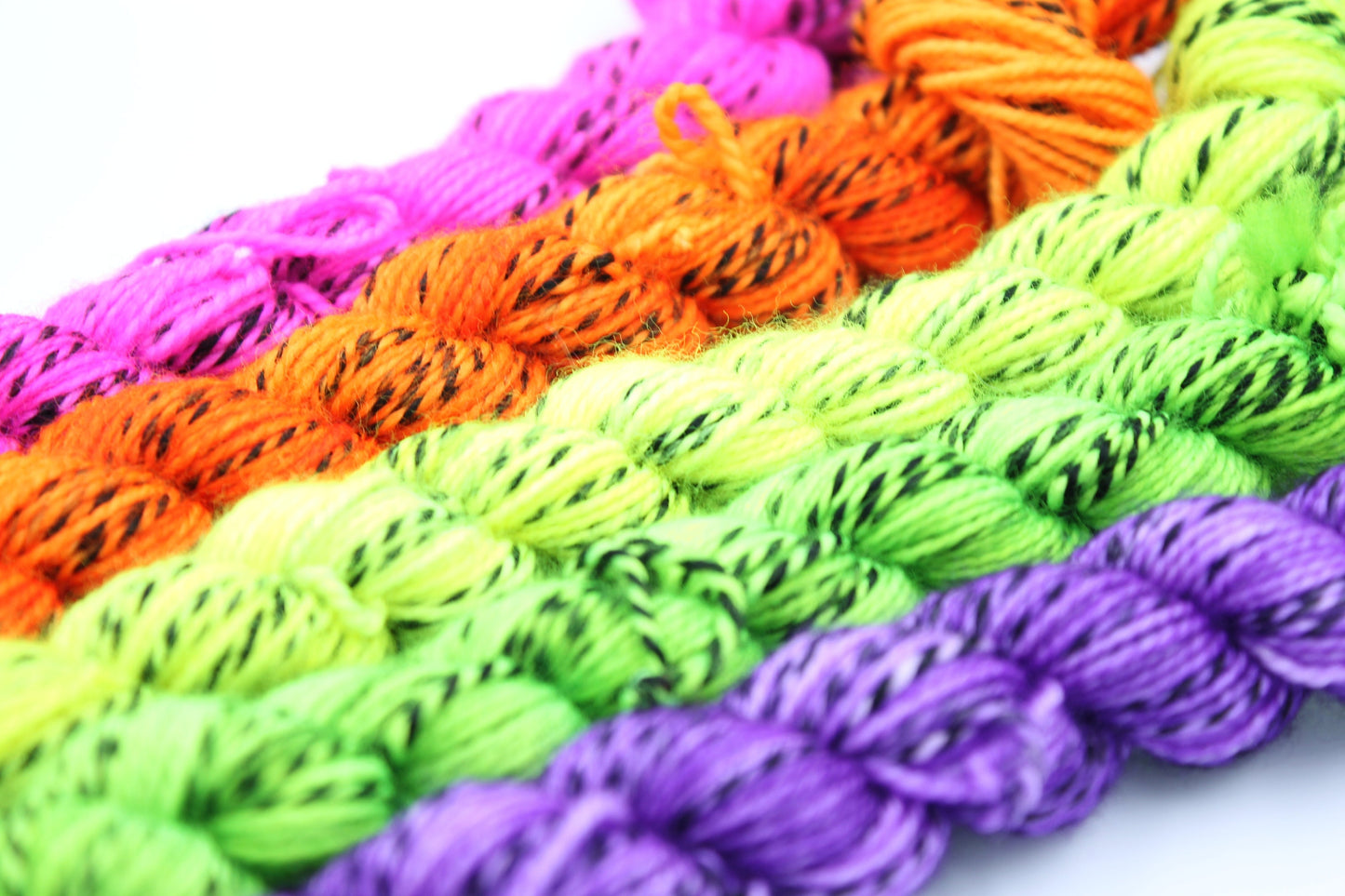 Funky Zebra Sock Skein 80% SuperWash Merino and 20 Nylon Hand Dyed Zebra Yarn 5 x 20g