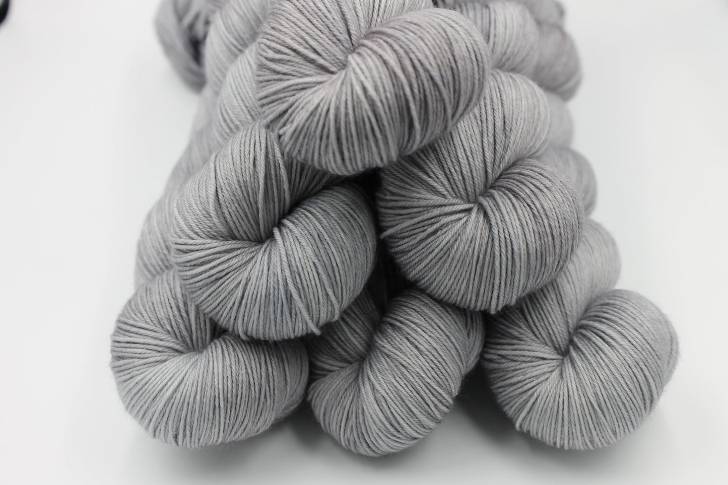 Slate, Sock Skein 75% SuperWash Merino and 25 Nylon Hand Dyed Yarn 100g