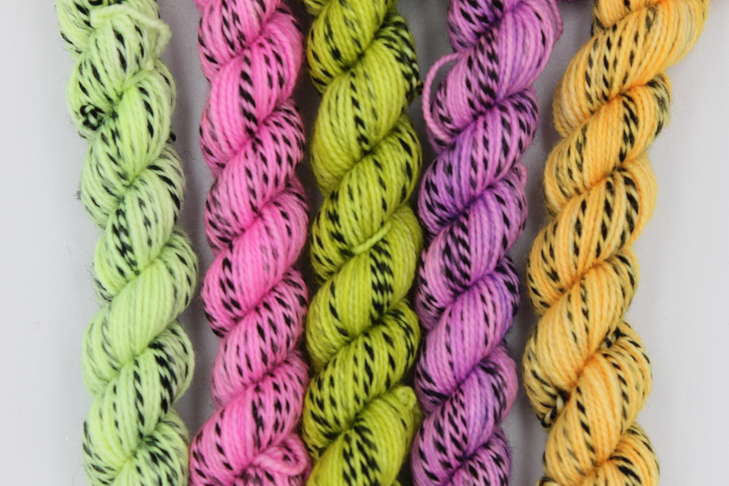 Pastel Zebra Sock Skein 80% SuperWash Merino and 20 Nylon Hand Dyed Zebra Yarn 5 x 20g