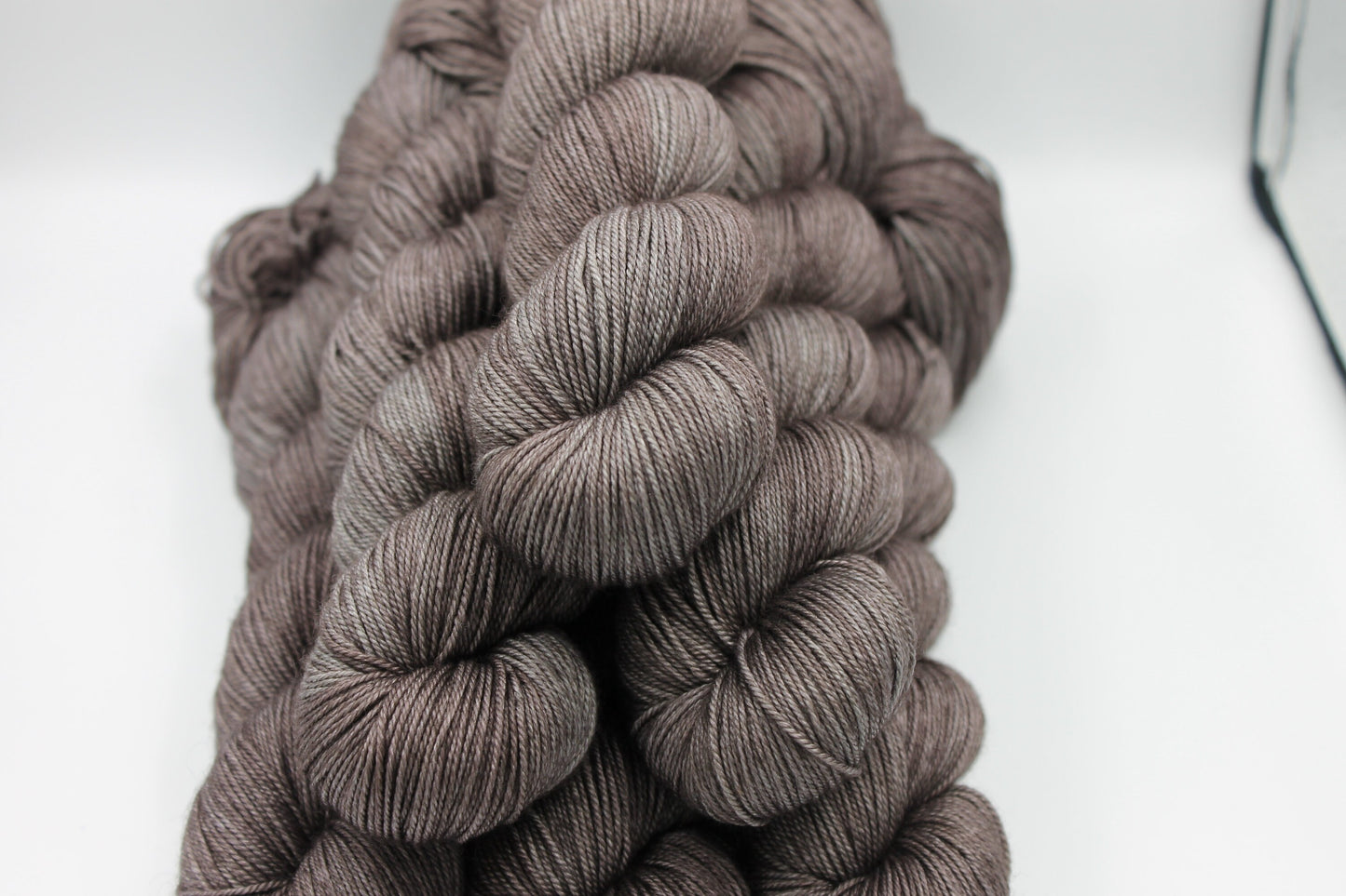 Loam Sock Skein 60% SuperWash Merino 20 silk and 20 Yak Hand Dyed Yarn