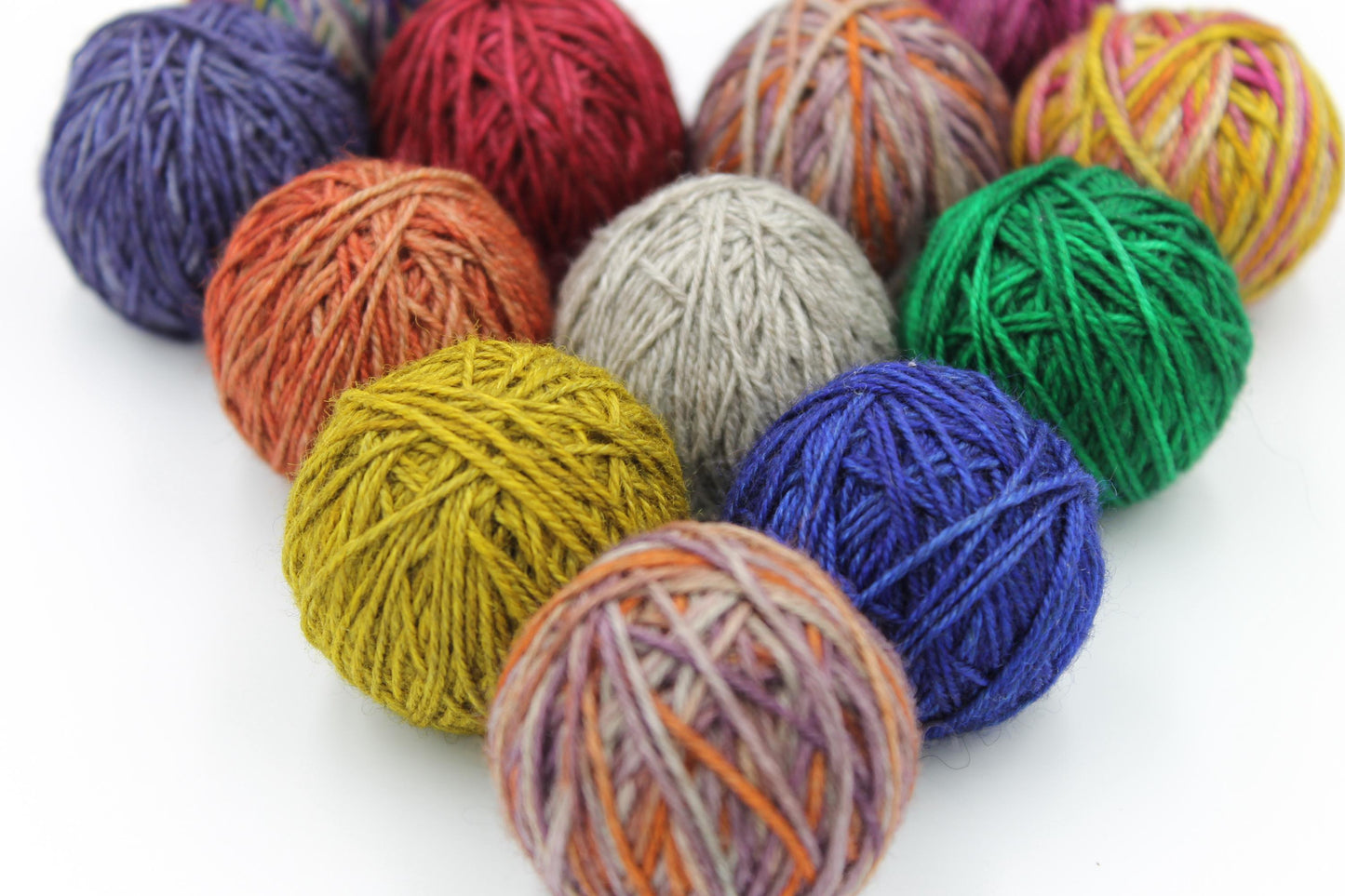 Zak The Yak Mystery Balls Sock 70% Superwash Merino 20 Yak 10 Nylon 12 x 10g paw wound