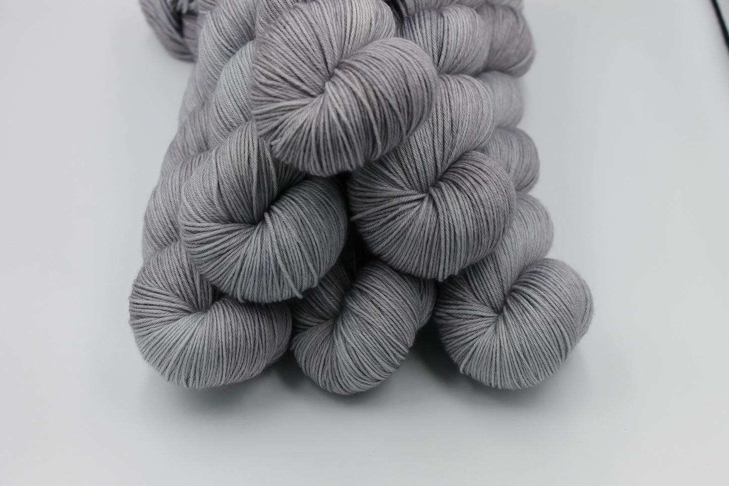 Slate, Sock Skein 75% SuperWash Merino and 25 Nylon Hand Dyed Yarn 100g