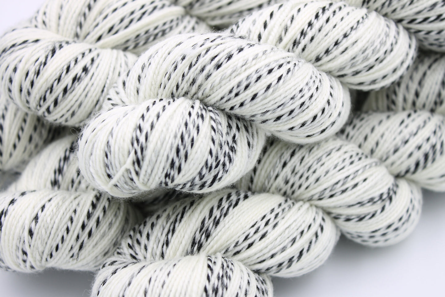 Nudy Zebra Sock Skein 80% SuperWash Merino and 20 Nylon Hand Dyed Zebra Yarn 100g