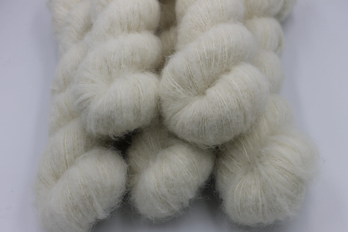 Snow Lace 50g skein 74% Baby Suri Alpaca 26 Silk