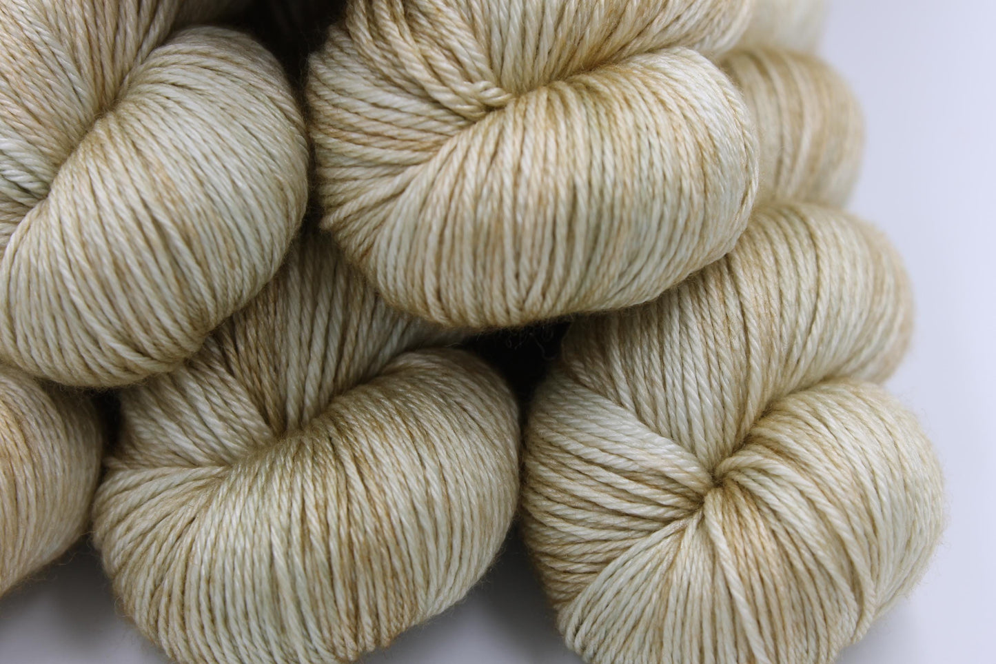Old Gold Sock skein  50% Superwash Merino Wool 50% Silk 100g Skeins