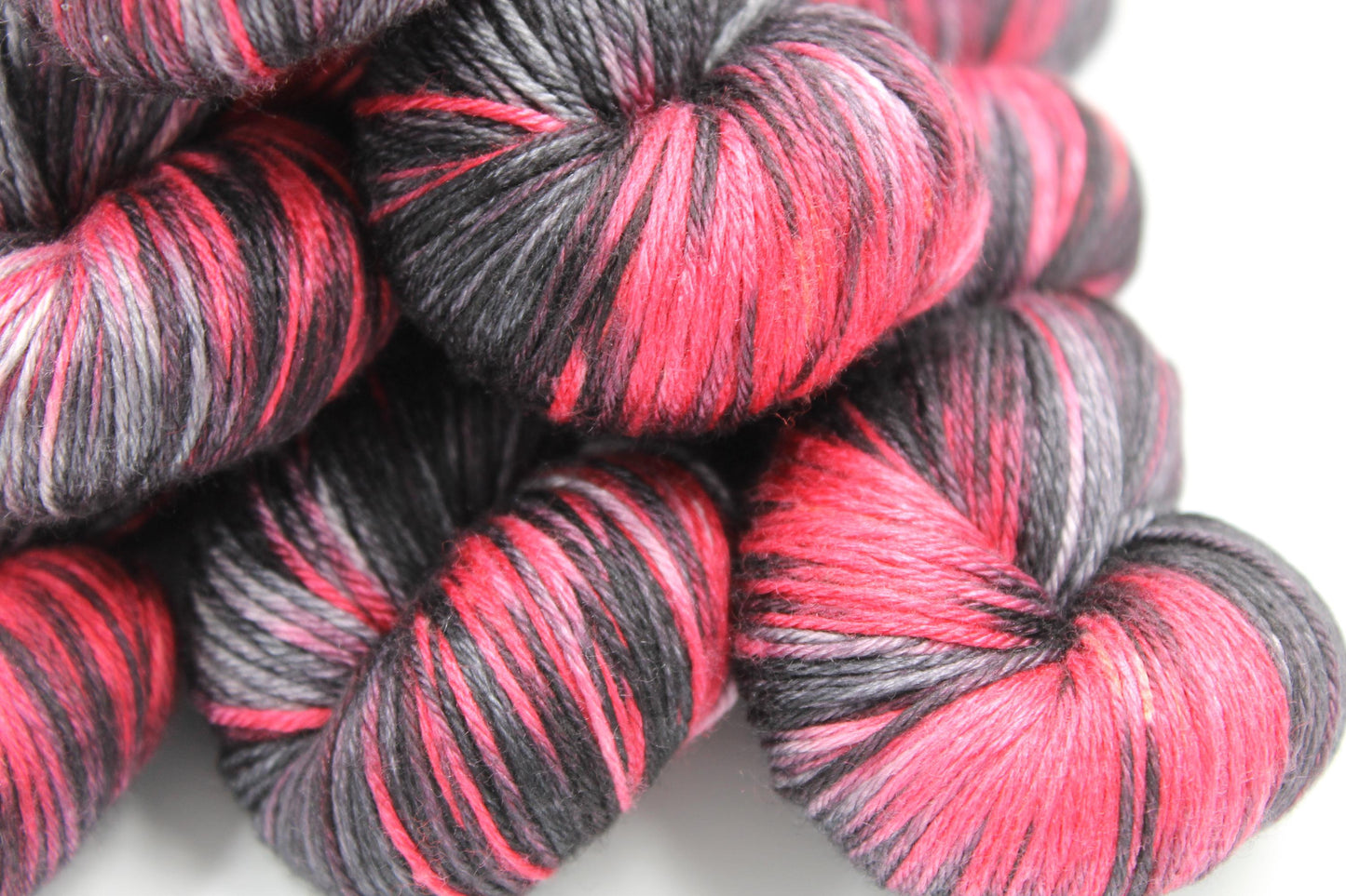 Daedric Heart Sock skein  50% Superwash Merino Wool 50% Silk 100g Skeins