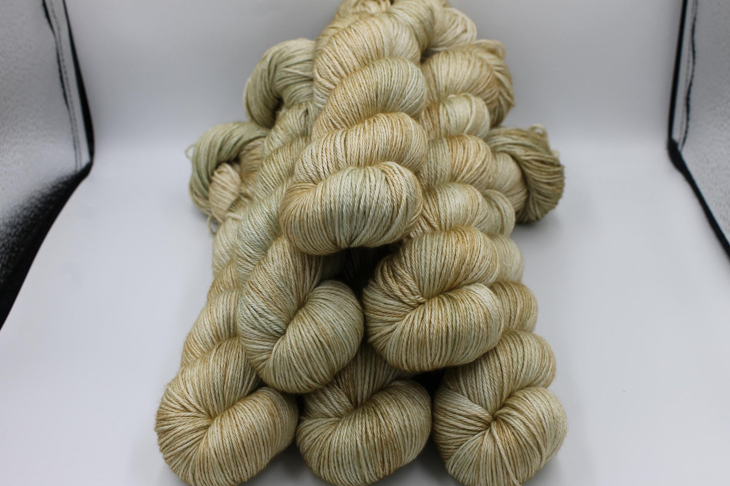 Old Gold Sock skein  50% Superwash Merino Wool 50% Silk 100g Skeins