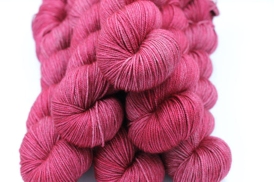 Acer Sock Skein 60% SuperWash Merino 20 silk  and 20 Yak Hand Dyed Yarn