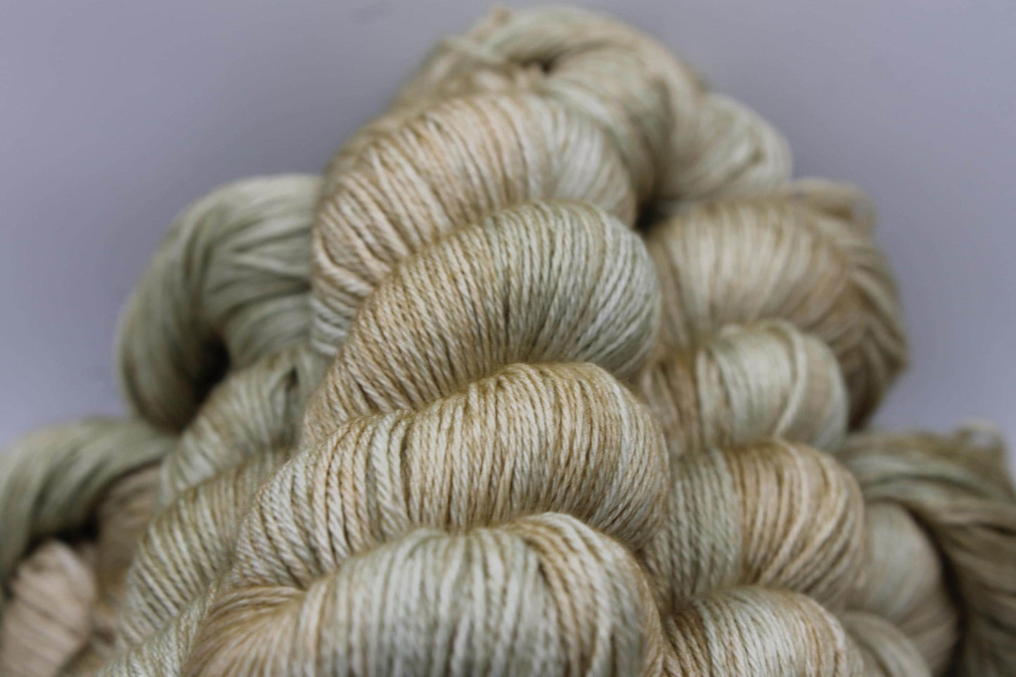 Old Gold Sock skein  50% Superwash Merino Wool 50% Silk 100g Skeins
