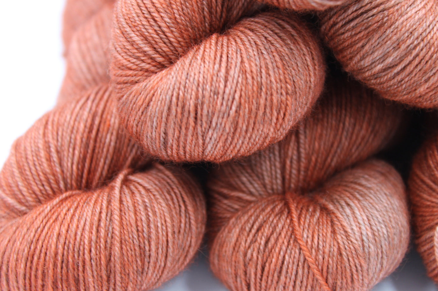 Cinnamon Sock Skein 70% Superwash Merino 20 Yak 10 Nylon 100g