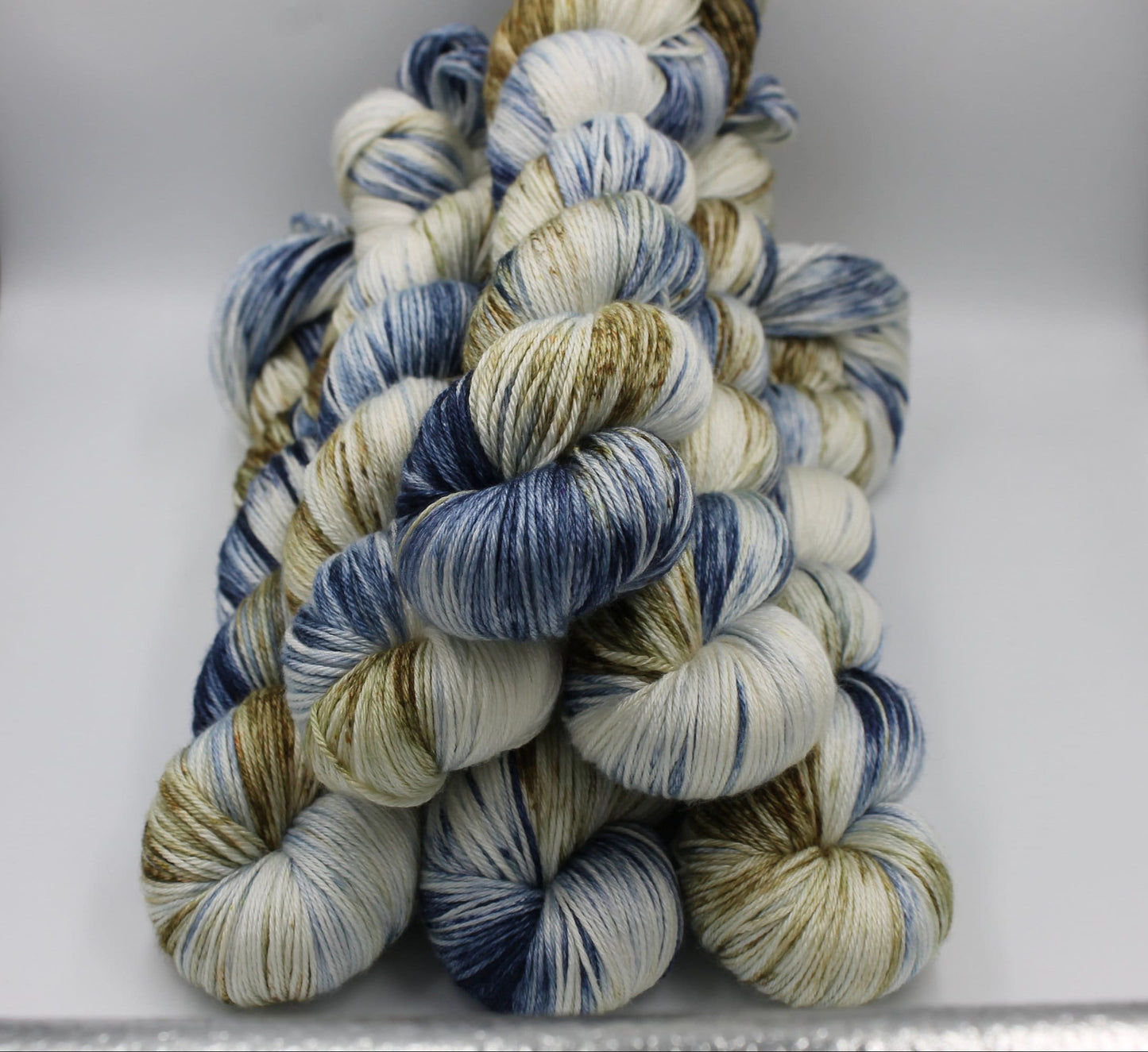Chatsworth Chambray Sock skein  50% Superwash Merino Wool 50 Silk 100g Skeins