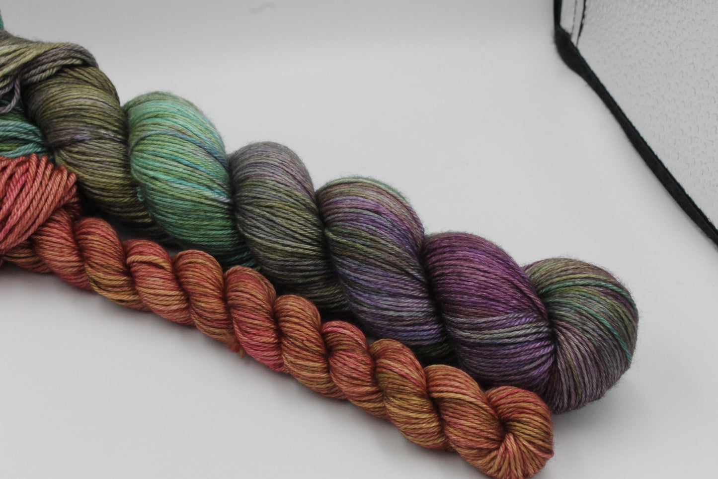 Oberon Sock skein  50% Superwash Merino Wool 50 Silk 100g and 20g Skeins