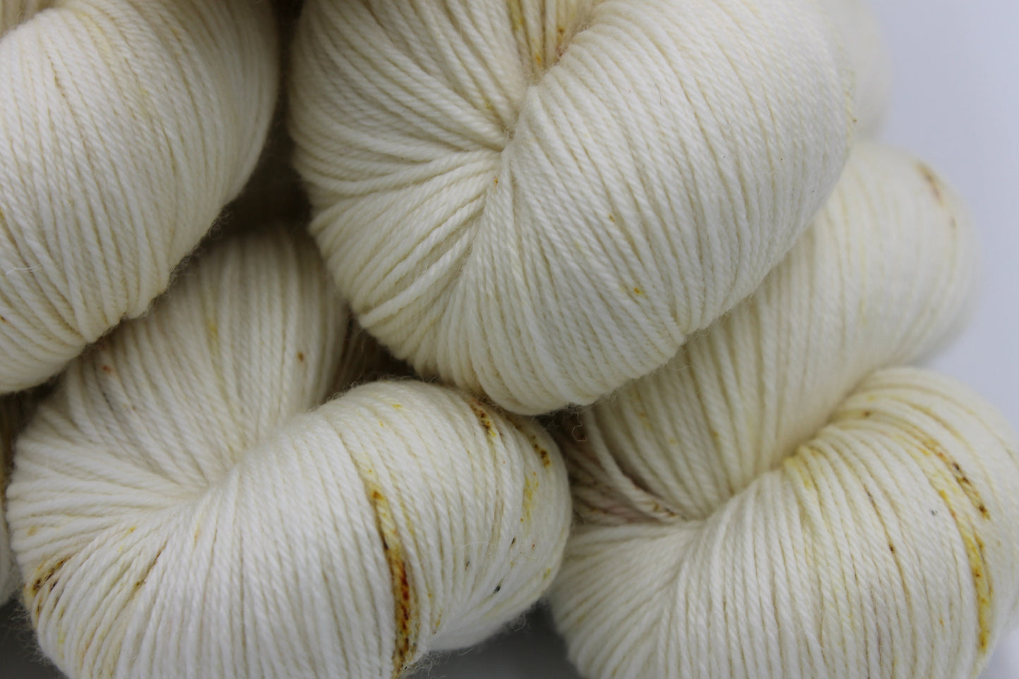 Sugarcane Light Speckle Sock Skein 75% SuperWash Merino and 25 Nylon Hand Dyed Yarn 100g