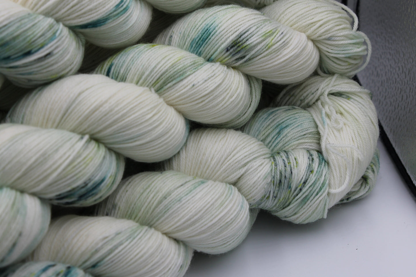 Saltmarsh Deep Speckle  Sock Skein 75% SuperWash Merino and 25 Nylon Hand Dyed Yarn 100g