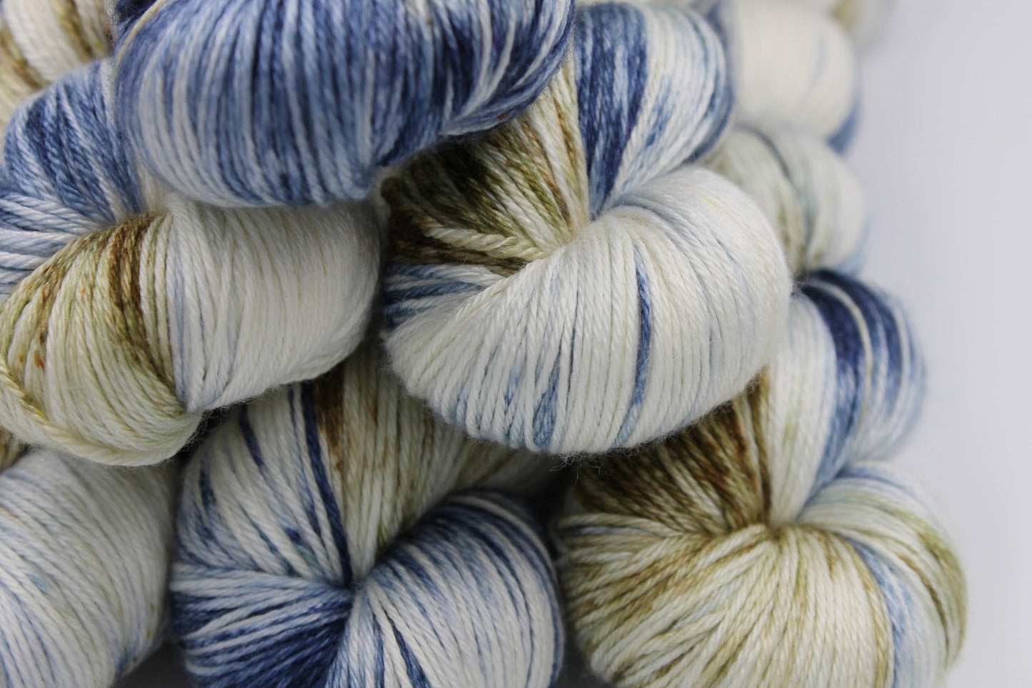 Chatsworth Chambray Sock skein  50% Superwash Merino Wool 50 Silk 100g Skeins