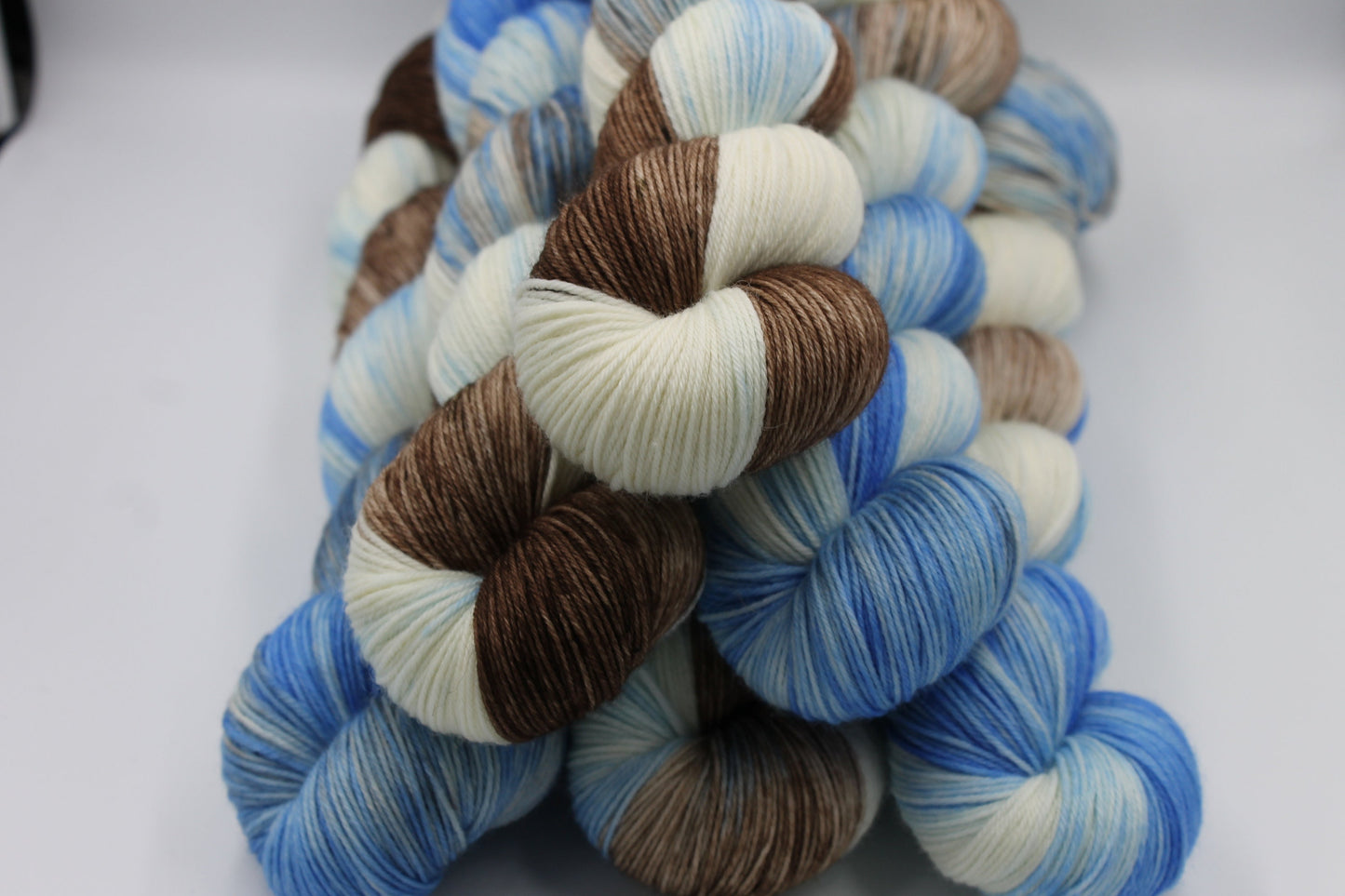 Peter Rabbit  Sock Skein 75% SuperWash Merino and 25 Nylon Hand Dyed Yarn 100g