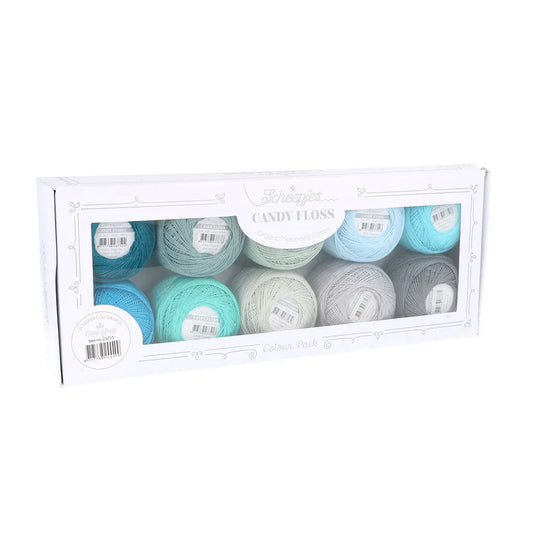 Scheepjes Candy Floss Colour Pack 10 x 20g, Earl Grey