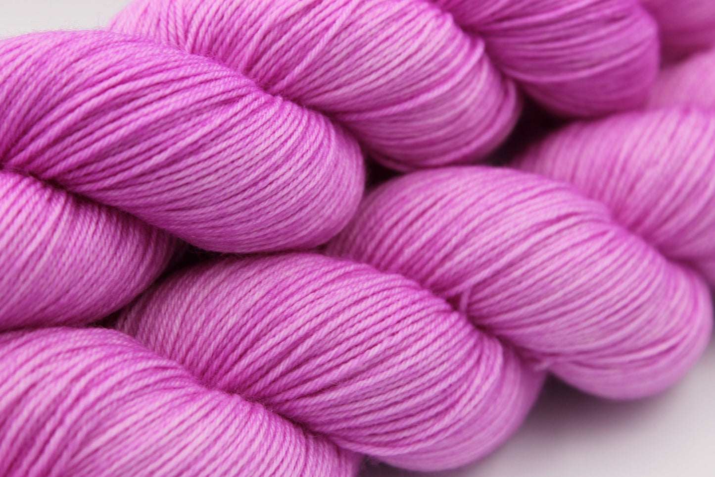Wild Raspberry  Sock Skein 75% SuperWash Merino and 25 Nylon Hand Dyed Yarn 100g